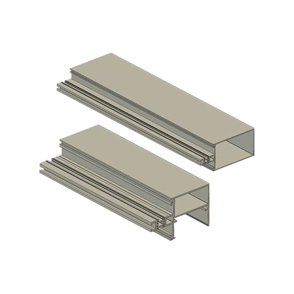 Perfiles de aluminio para muro cortina