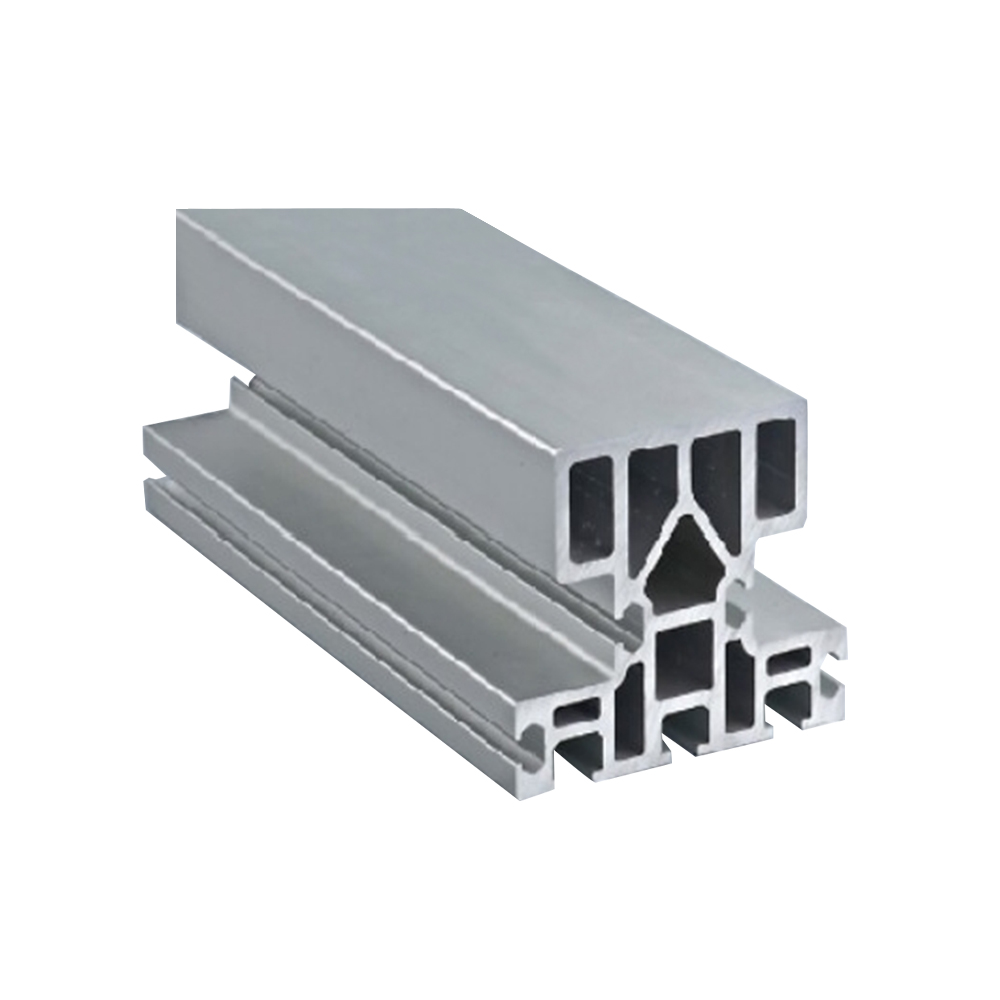 Perfiles de aluminio de línea de montaje industrial